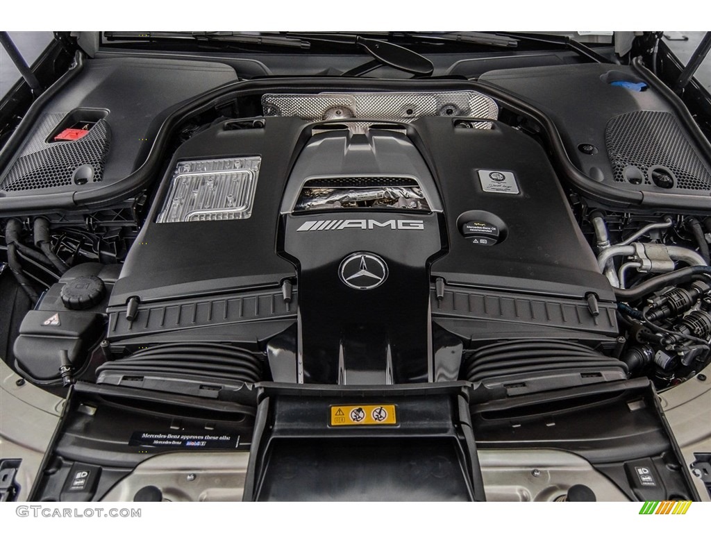 2018 E AMG 63 S 4Matic - Obsidian Black Metallic / Black photo #8