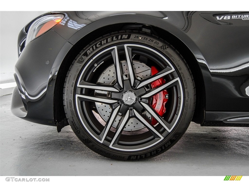 2018 E AMG 63 S 4Matic - Obsidian Black Metallic / Black photo #9