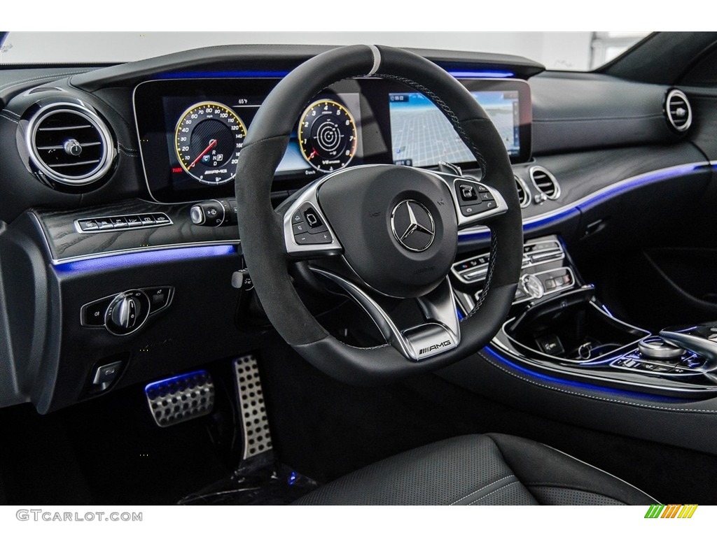 2018 E AMG 63 S 4Matic - Obsidian Black Metallic / Black photo #25