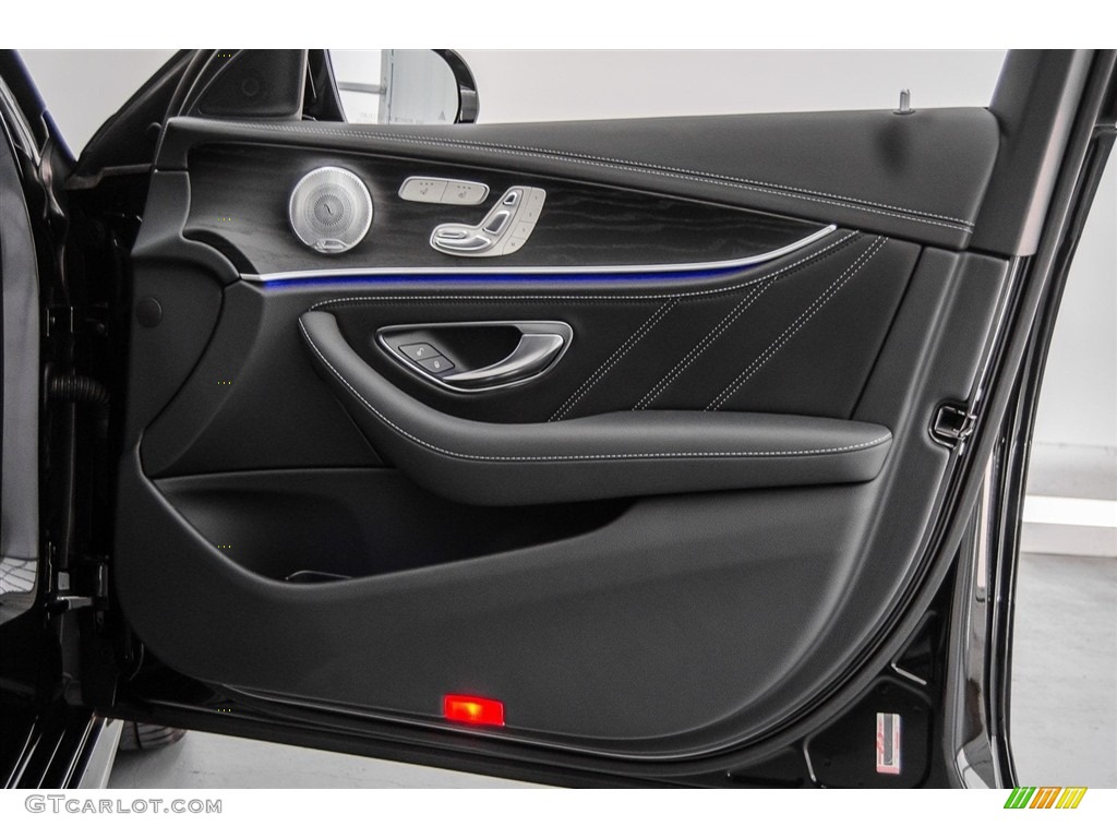 2018 Mercedes-Benz E AMG 63 S 4Matic Black Door Panel Photo #125498543