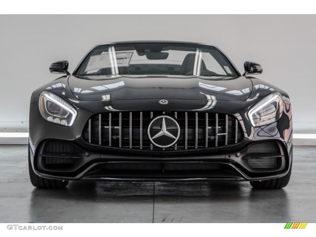 Black 2018 Mercedes-Benz AMG GT Roadster Exterior Photo #125500091