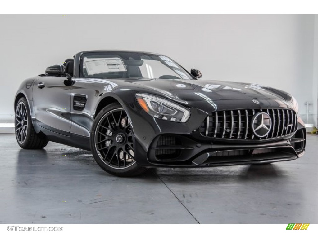 Black 2018 Mercedes-Benz AMG GT Roadster Exterior Photo #125500352
