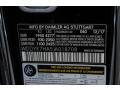 040: Black 2018 Mercedes-Benz AMG GT Roadster Color Code