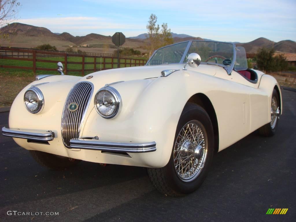 1952 XK120 Roadster - English White / Red Leather photo #1