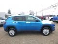2018 Laser Blue Pearl Jeep Compass Sport 4x4  photo #6