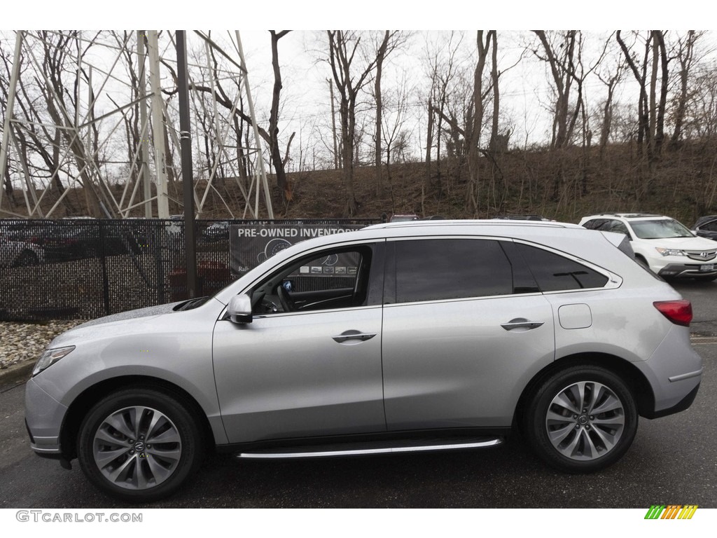 2014 MDX SH-AWD Technology - Silver Moon / Ebony photo #3