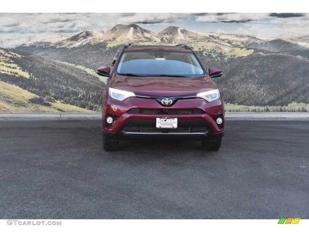 2018 RAV4 Limited AWD - Ruby Flare Pearl / Black photo #2
