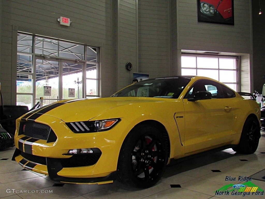 2017 Mustang Shelby GT350R - Triple Yellow / Ebony Recaro Sport Seats photo #2