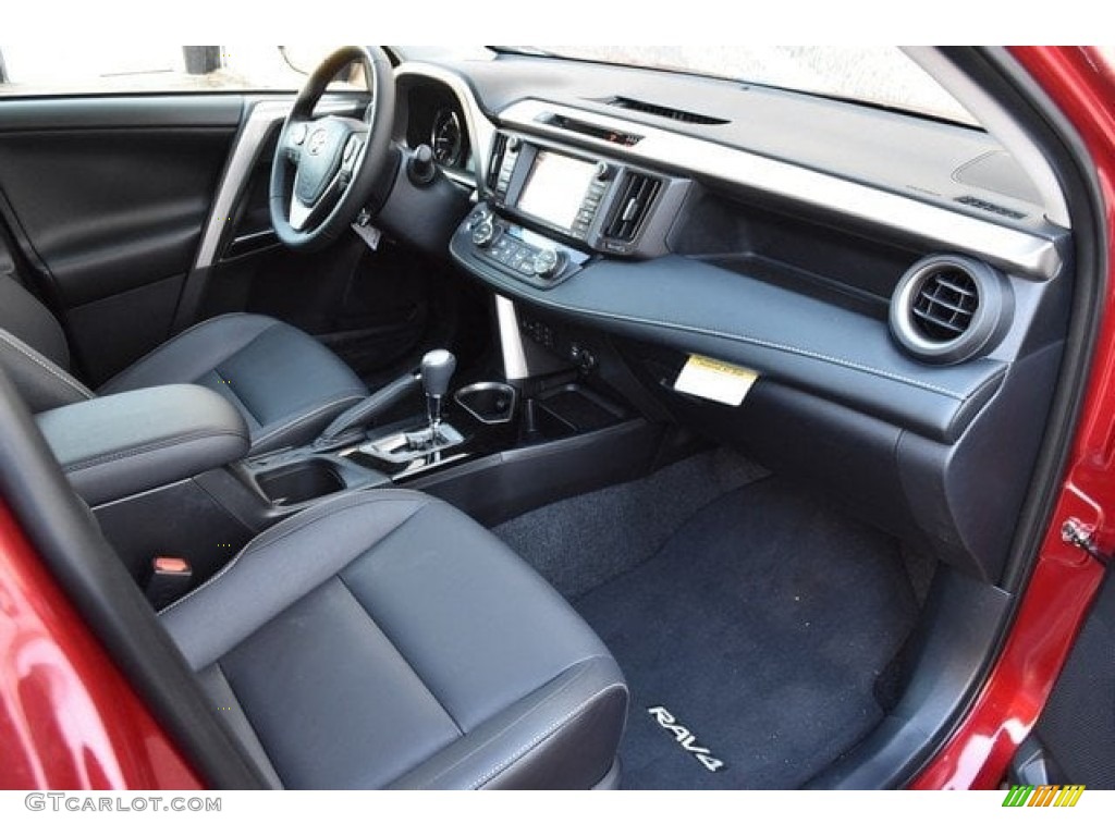 2018 RAV4 Limited AWD - Ruby Flare Pearl / Black photo #11