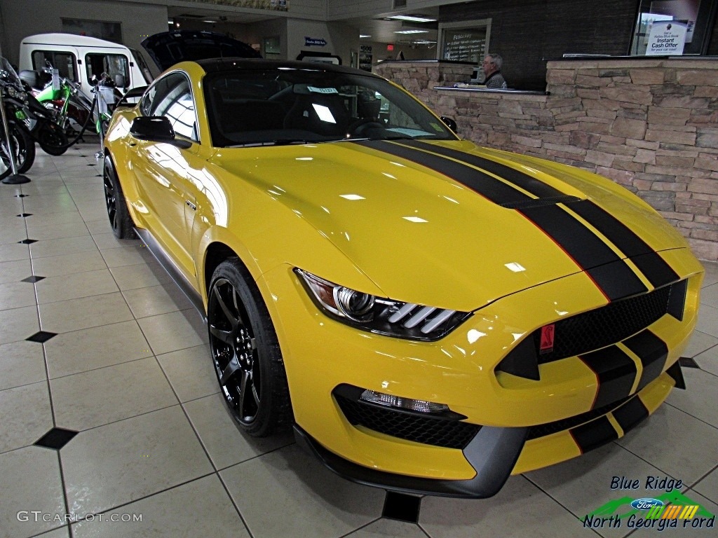 2017 Mustang Shelby GT350R - Triple Yellow / Ebony Recaro Sport Seats photo #8