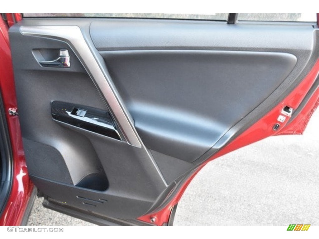 2018 RAV4 Limited AWD - Ruby Flare Pearl / Black photo #23