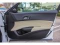 2018 Acura ILX Parchment Interior Door Panel Photo