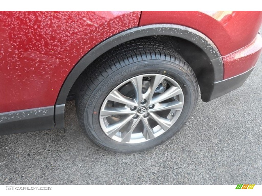 2018 RAV4 Limited AWD - Ruby Flare Pearl / Black photo #34