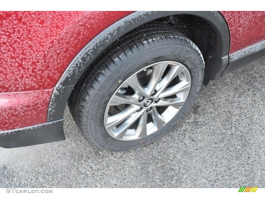 2018 RAV4 Limited AWD - Ruby Flare Pearl / Black photo #35