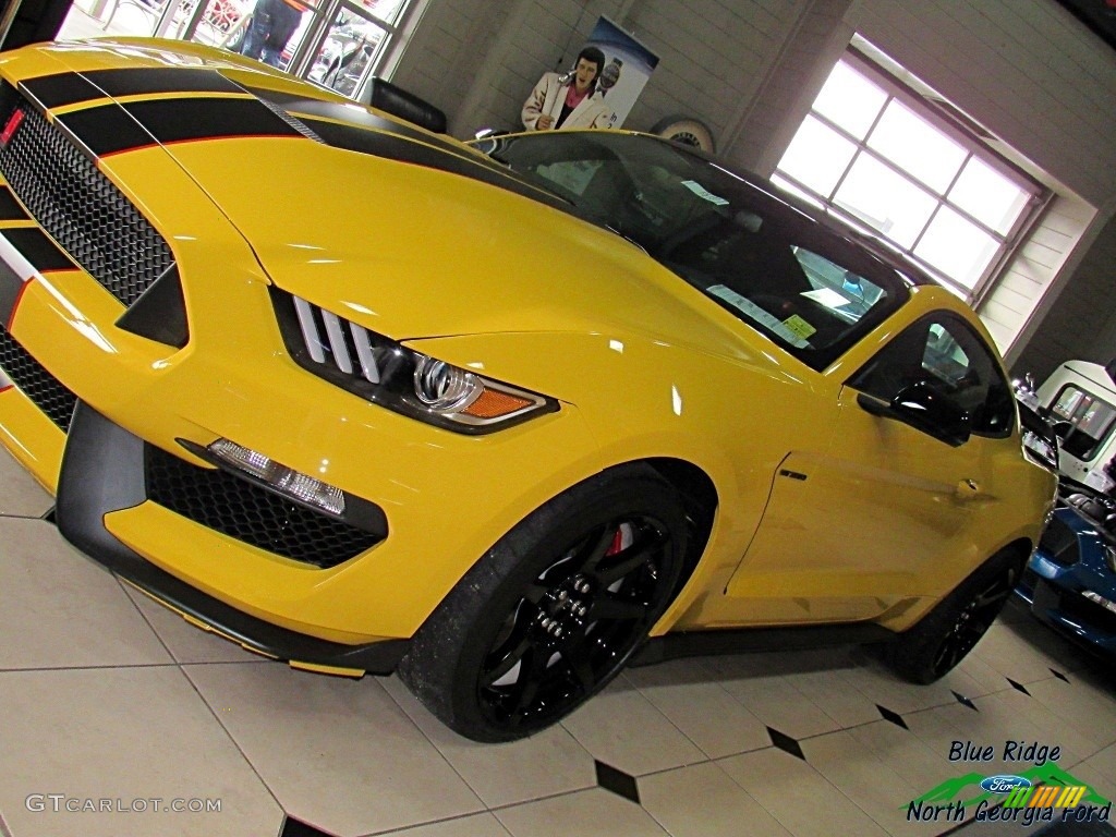 2017 Mustang Shelby GT350R - Triple Yellow / Ebony Recaro Sport Seats photo #30