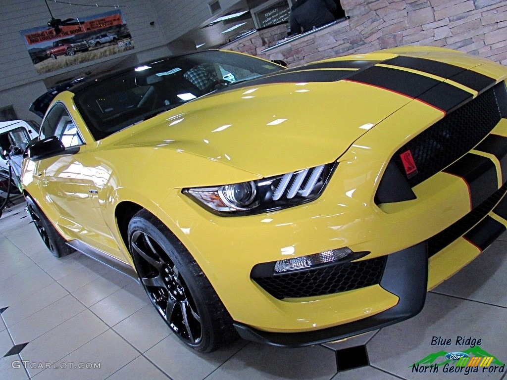 2017 Mustang Shelby GT350R - Triple Yellow / Ebony Recaro Sport Seats photo #31
