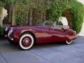 1954 Dark Red Jaguar XK120 Drop Head Coupe  photo #2