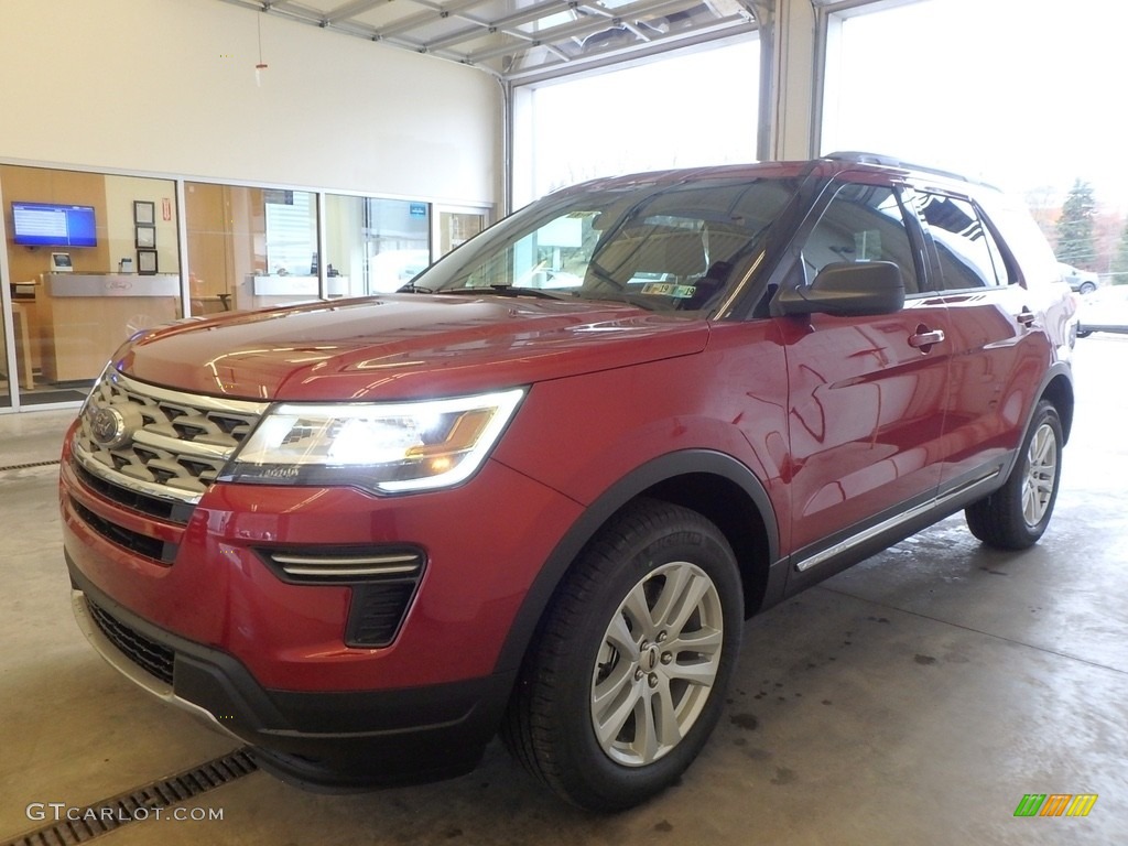 2018 Explorer XLT 4WD - Ruby Red / Ebony Black photo #4