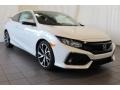 2018 White Orchid Pearl Honda Civic Si Coupe  photo #2