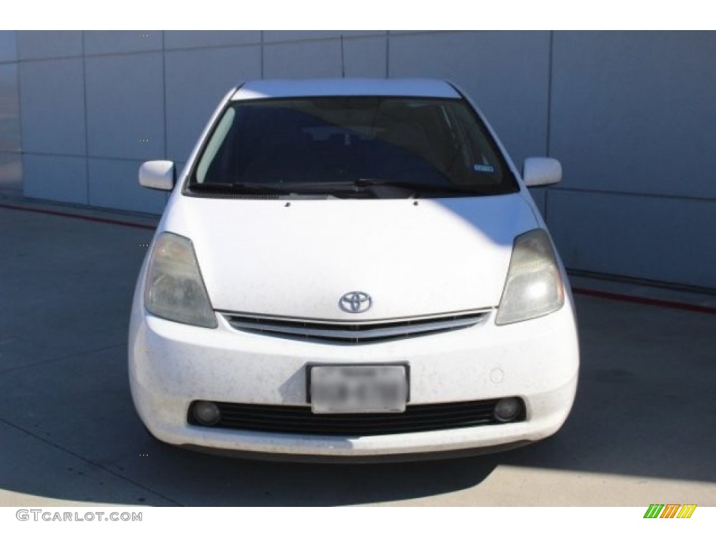 2006 Prius Hybrid - Super White / Gray photo #2