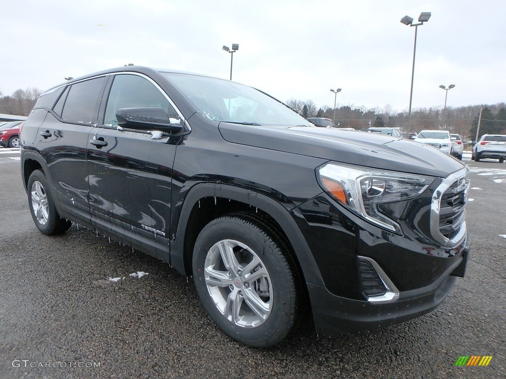 2018 Terrain SLE AWD - Ebony Twilight Metallic / ­Jet Black photo #3