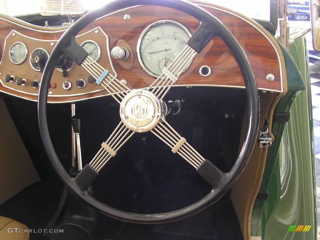 1948 MG TC Roadster Steering Wheel Photos