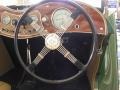1948 MG TC Tan Interior Steering Wheel Photo