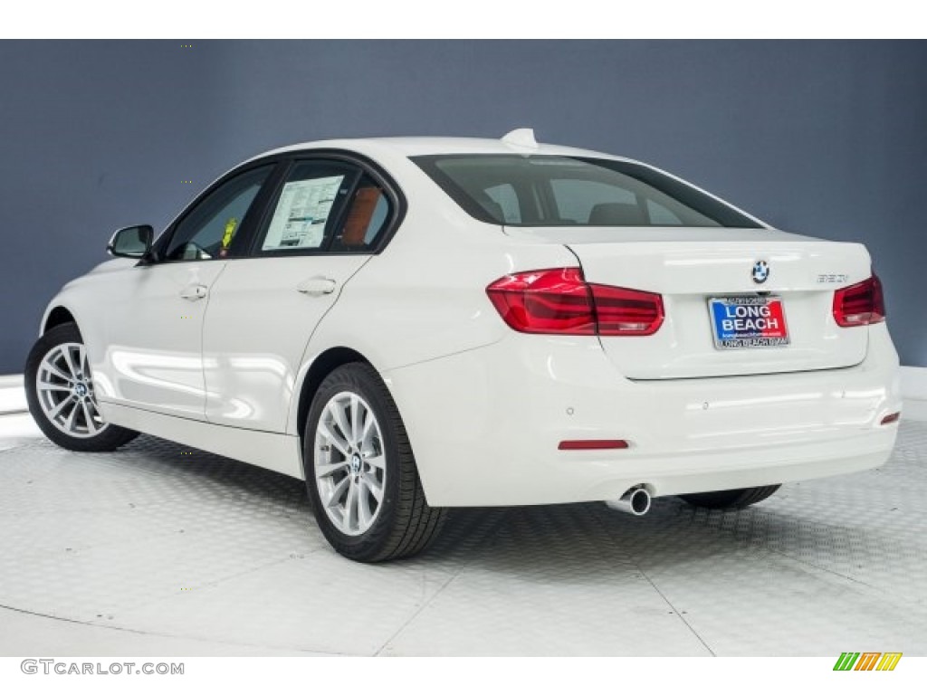 2018 3 Series 320i Sedan - Alpine White / Black photo #4