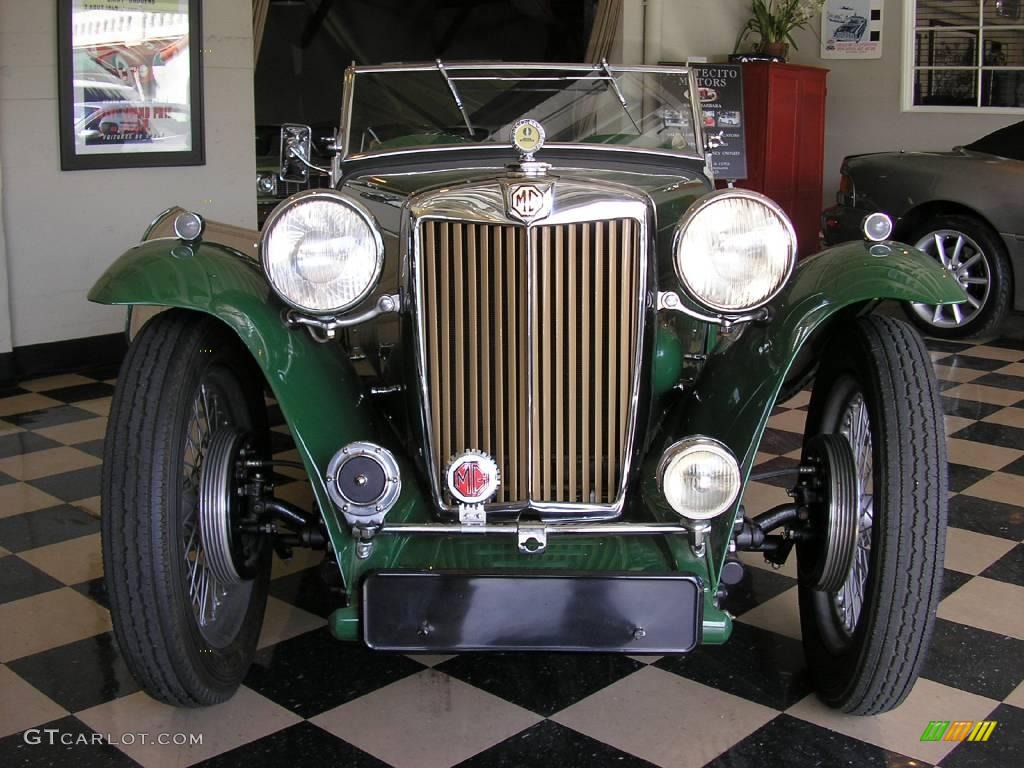 1948 TC Roadster - Green / Tan photo #21