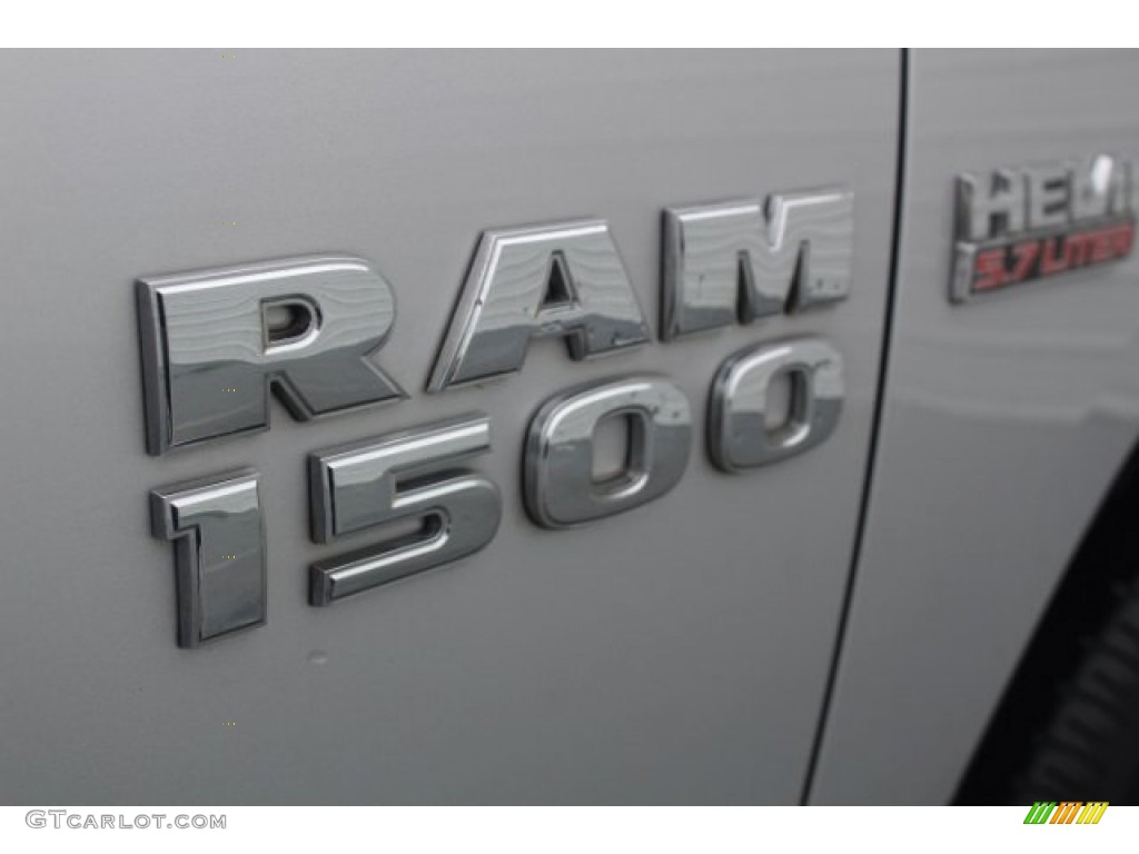 2013 1500 Express Quad Cab - Bright Silver Metallic / Black/Diesel Gray photo #33