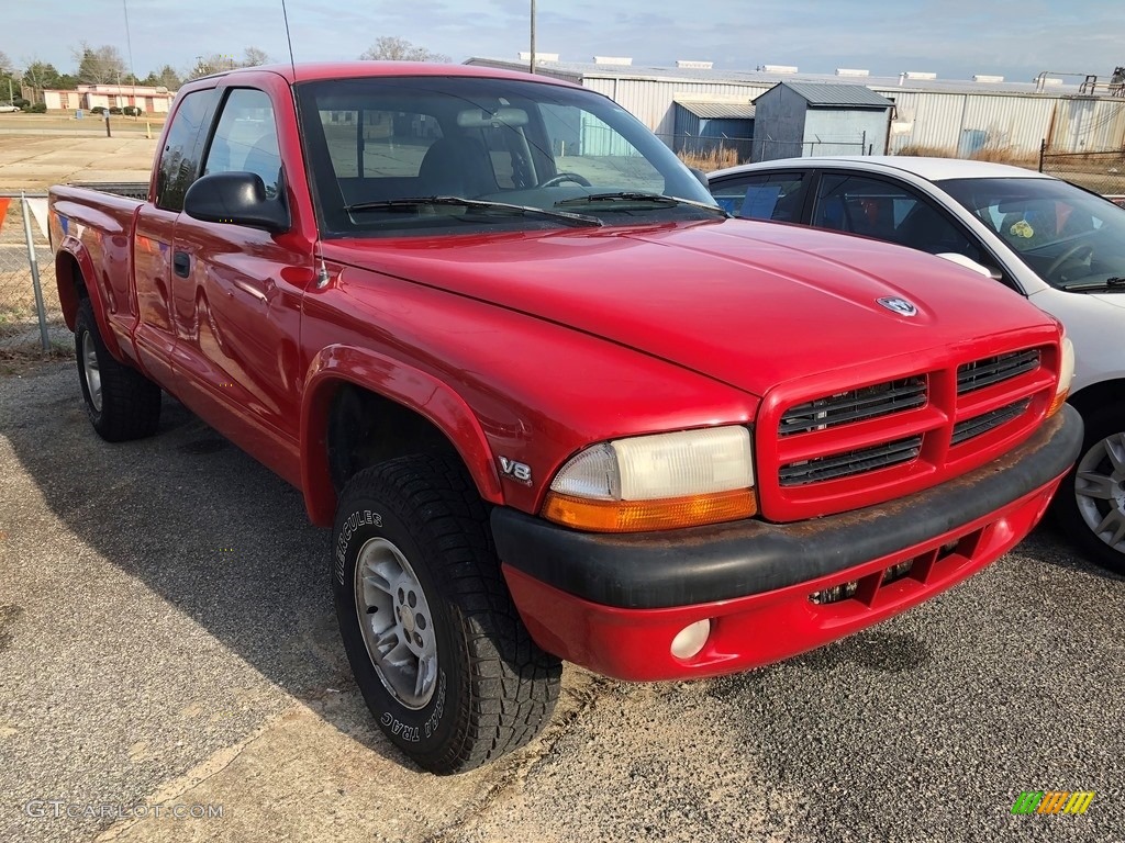 Metallic Red Dodge Dakota