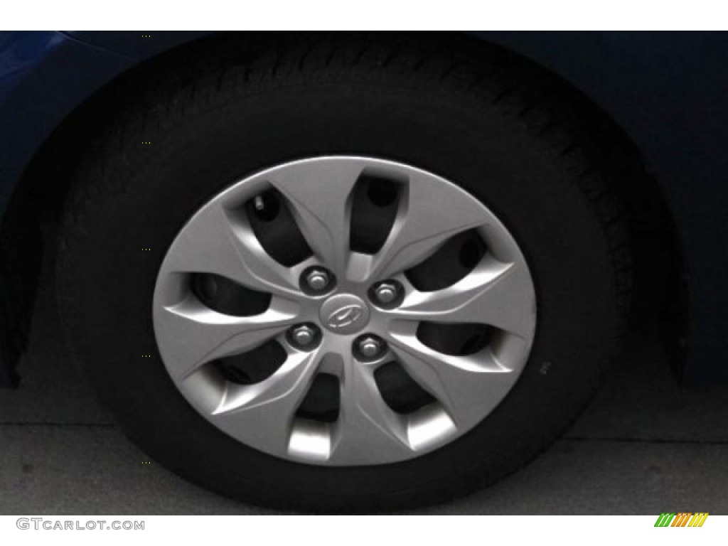 2016 Accent SE Sedan - Pacific Blue / Gray photo #4
