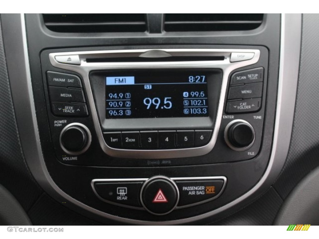 2016 Accent SE Sedan - Pacific Blue / Gray photo #17
