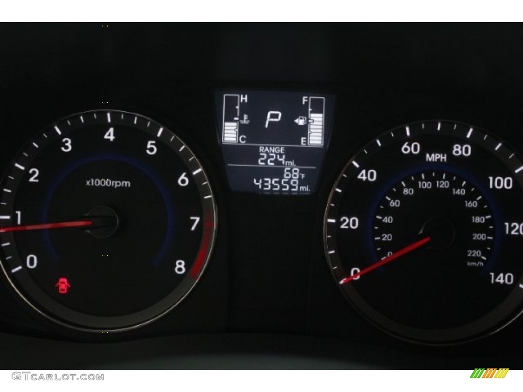 2016 Accent SE Sedan - Pacific Blue / Gray photo #19