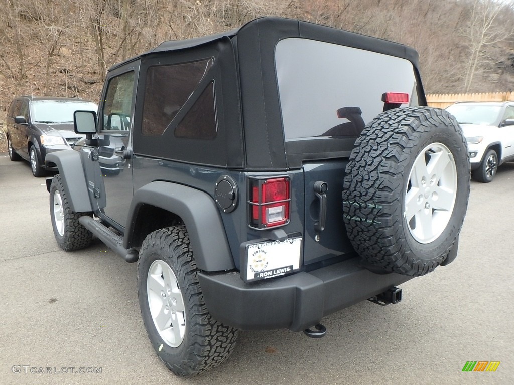 2018 Wrangler Sport 4x4 - Rhino / Black photo #3