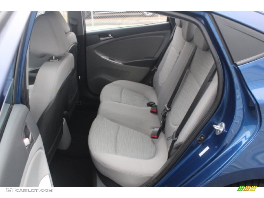 2016 Accent SE Sedan - Pacific Blue / Gray photo #23