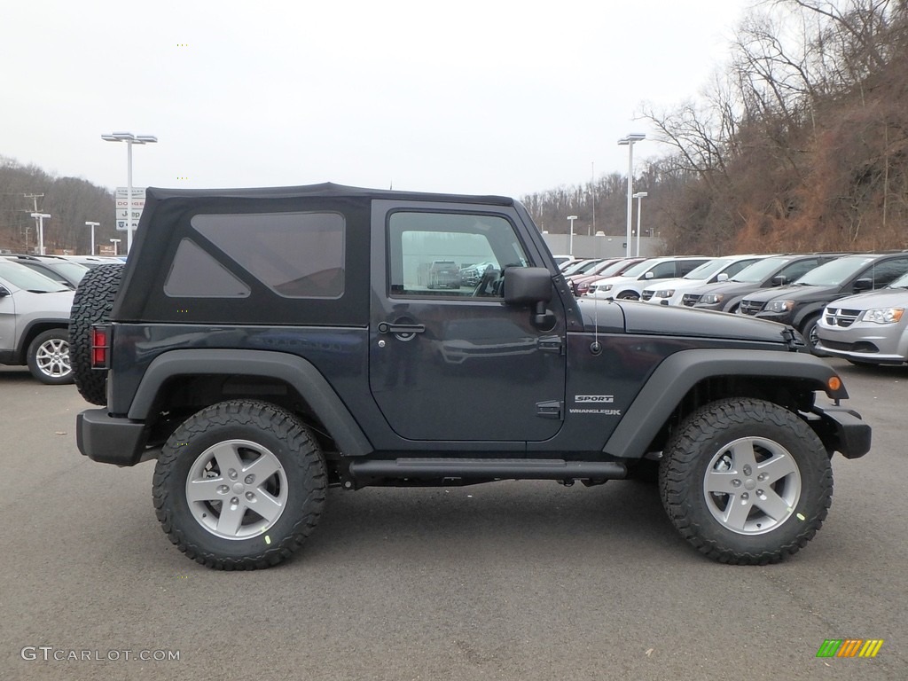 2018 Wrangler Sport 4x4 - Rhino / Black photo #6