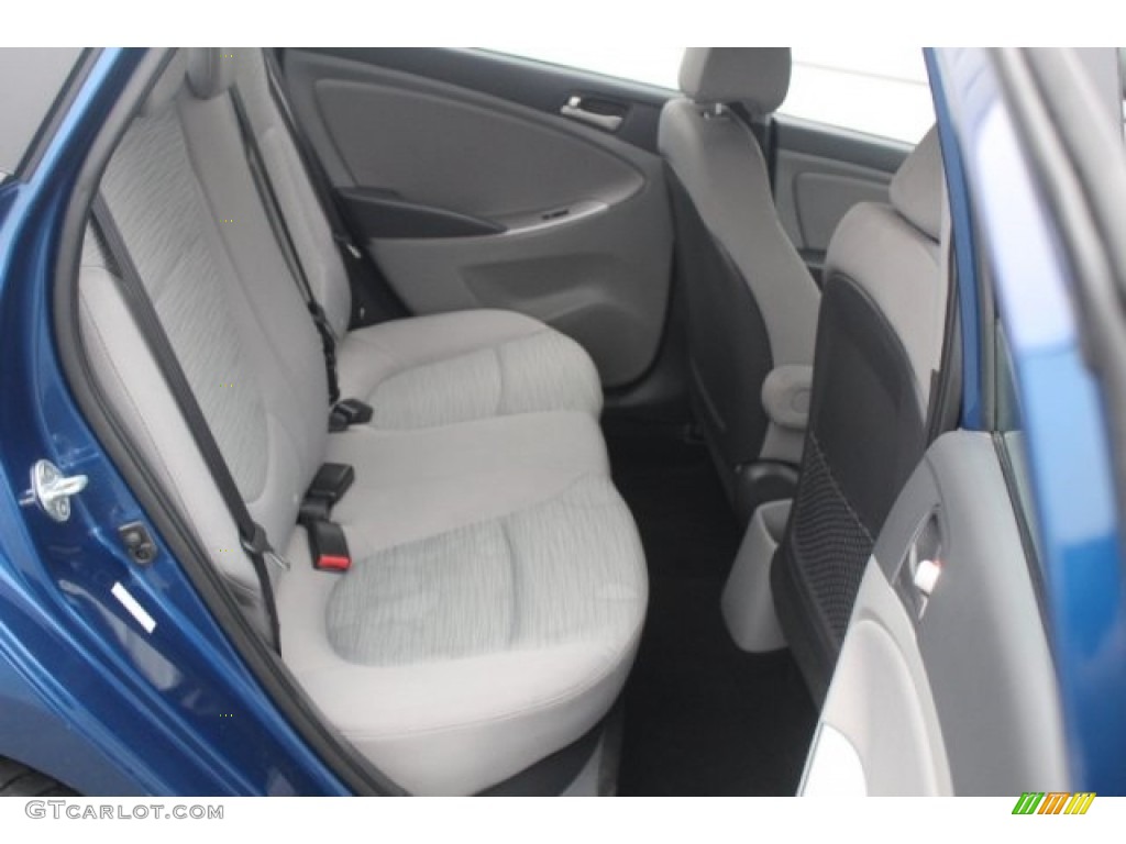 2016 Accent SE Sedan - Pacific Blue / Gray photo #28