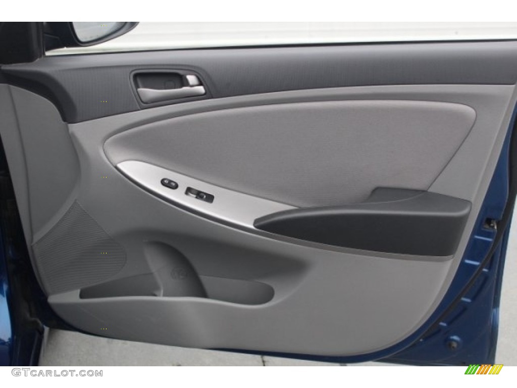 2016 Accent SE Sedan - Pacific Blue / Gray photo #29