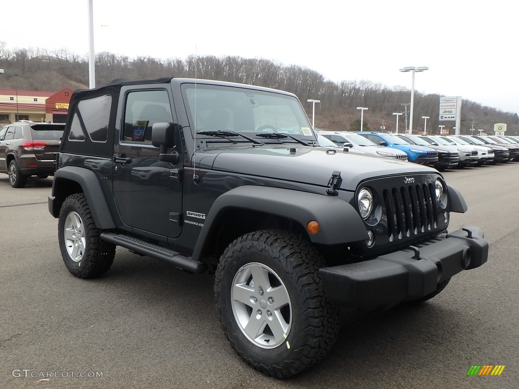 2018 Wrangler Sport 4x4 - Rhino / Black photo #7