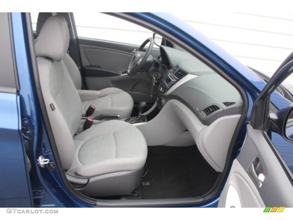 2016 Accent SE Sedan - Pacific Blue / Gray photo #31