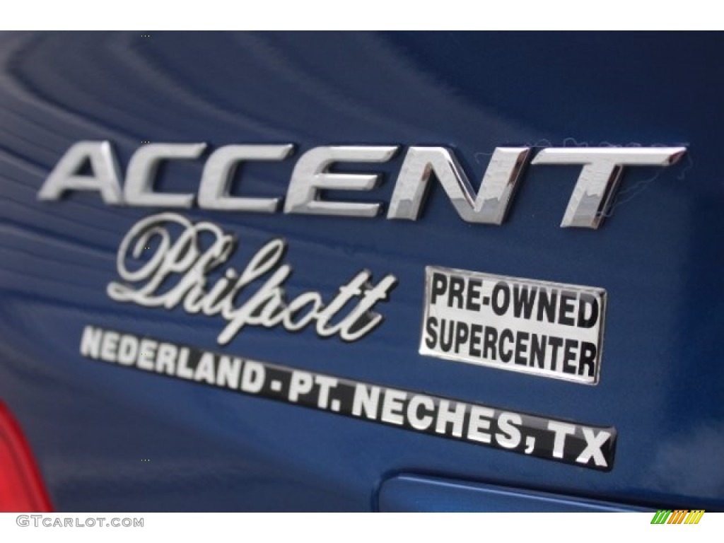 2016 Accent SE Sedan - Pacific Blue / Gray photo #32
