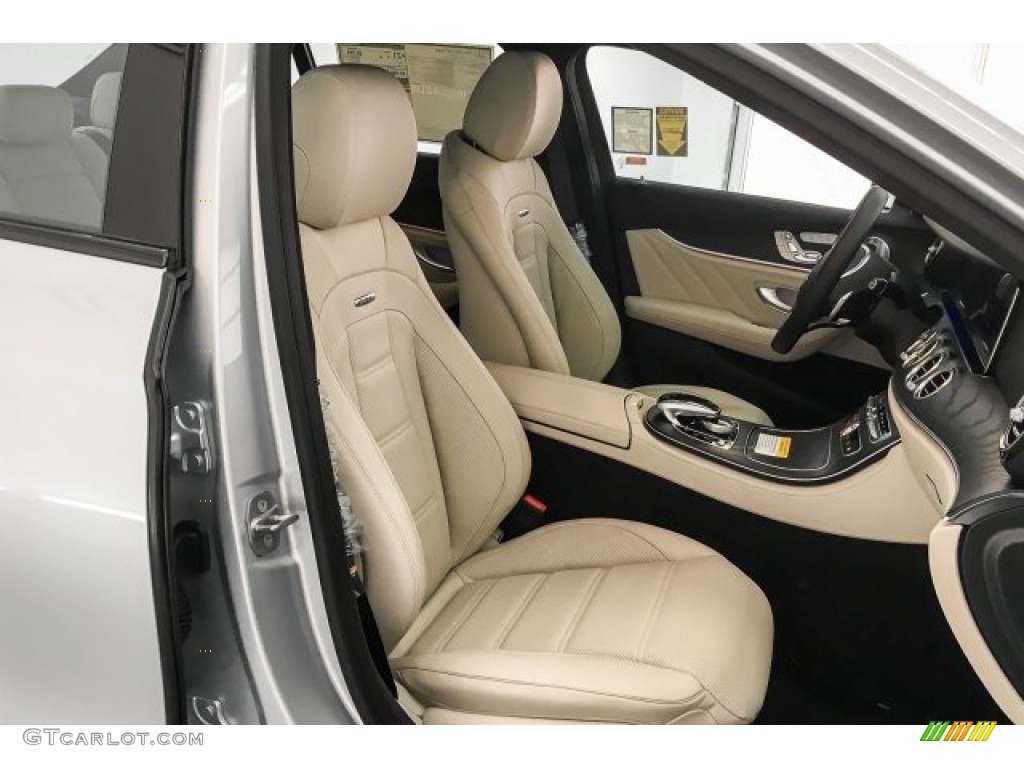 Macchiato Beige/Black Interior 2018 Mercedes-Benz E 43 AMG 4Matic Sedan Photo #125511623