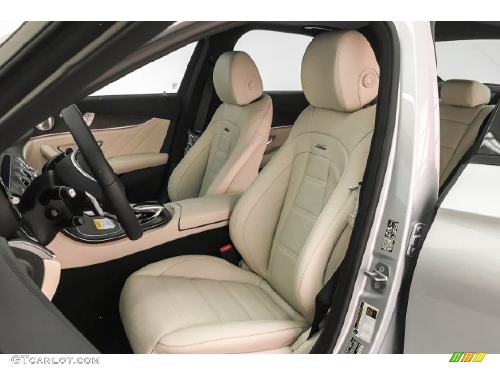 Macchiato Beige/Black Interior 2018 Mercedes-Benz E 43 AMG 4Matic Sedan Photo #125511743