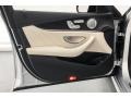 Macchiato Beige/Black 2018 Mercedes-Benz E 43 AMG 4Matic Sedan Door Panel