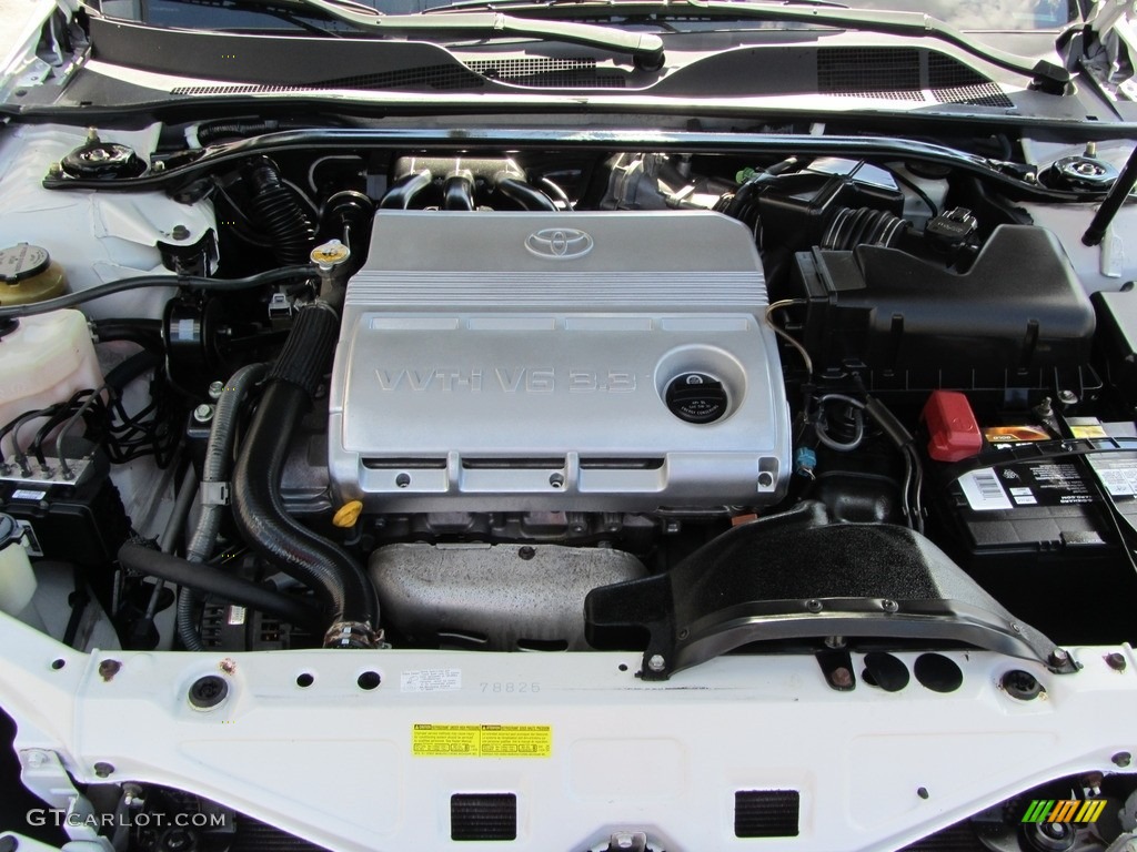2005 Solara SE V6 Coupe - Arctic Frost Pearl White / Ivory photo #23