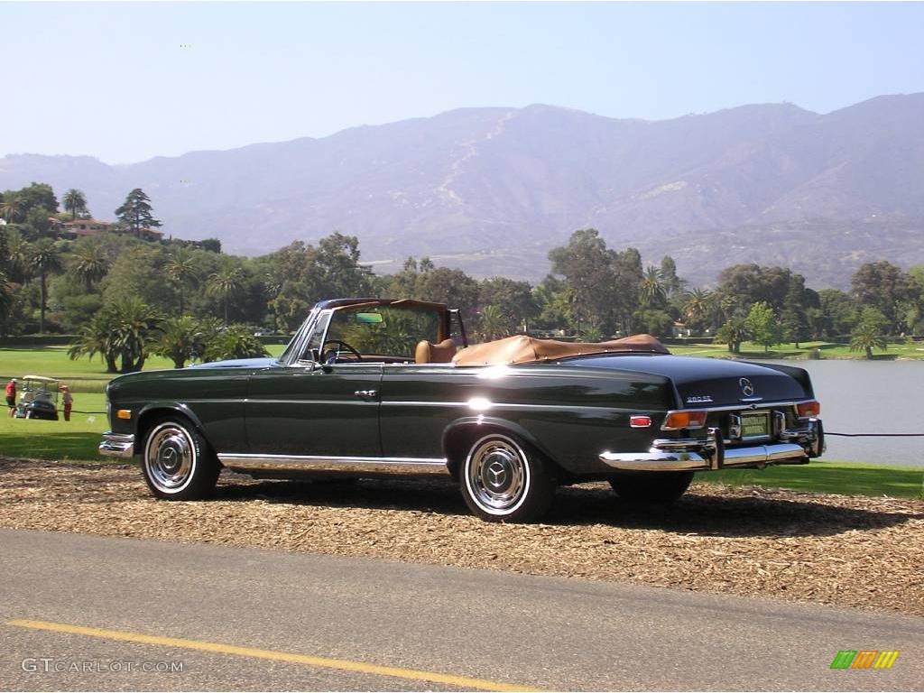 1969 S Class 280SE Cabriolet - Green / Palomino photo #10