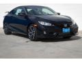 2018 Crystal Black Pearl Honda Civic Si Coupe  photo #1