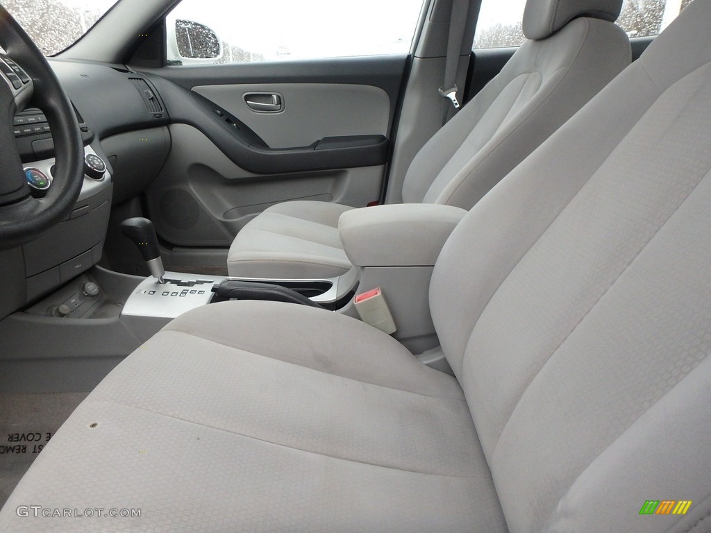 2007 Elantra GLS Sedan - Captiva White / Gray photo #11