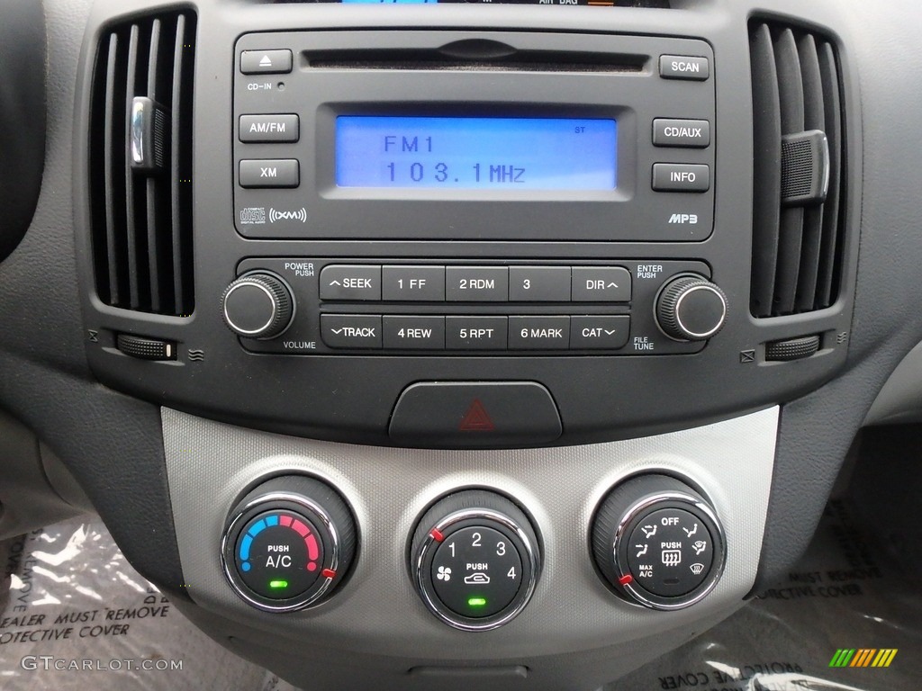 2007 Elantra GLS Sedan - Captiva White / Gray photo #19